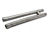 Exhaust Resonator Delete H-Pipe for Mustang 5.0L 2015-23 | #408100 | C&L Performance - Available from NEMESISUK.COM
